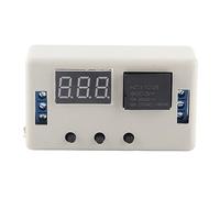 GVBAEPIEO Módulo de relé retardo Tiempo YYC-2, 12V, Pantalla Digital LED, Interruptor Control Temporizador Ciclo, Tablero automatización Ajustable con Carcasa