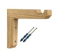 Gvblkq Planta colgante, soporte de interior, soporte de capacidad de carga | pesada, material de madera de pino de acabado natural, accesorio de visualización de decoración versátil, suspensión de