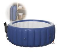 GwlThixion SPA Hinchable Circular, Interior/Exterior, Piscina de SPA de Invierno, Calentamiento a Temperatura Constante, Bañera Inflable Plegable para el Ocio en casa