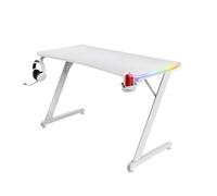 GXTrust Luminus Mesa Gaming LED RGB 120 x 60cm, Blanco