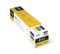 GYS - ELECTRODOS DE RUTILO Acero Ø 3,2 E6013 - CAJA de 165 - Soldadura MMA - Todas las posiciones - En el electrodo - Cebado 40V