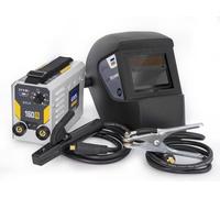GYS, GYSMI 160A, estación de soldadura de electrodo recubierto 160A monofásico 230V (MMA), arco fuerza, antisticking, Hot Start, con máscara LCD TECHNO 11, portaelectrodos, cable de masa