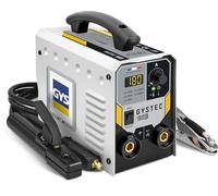 GYS, GYSTEC 180E, Estación de soldadura inverter monofásica con 2 procesos de soldadura MMA y TIG lift, Arco de fuerza, Antisticking, Hot Start, Con Maleta, Portaelectrodos, Cable de masa