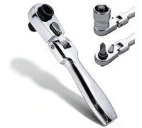 GYSRXS Mini Carraca de 1/4 Pulgada Llave de Trinquete Compacta 72 Dientes Llave Hexagonal Carraca Miniatura para Reparación de Automóviles y el Montaje de Muebles