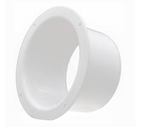 H&C VENT Conector de Brida para Ventilación 100mm │ Conectores de Tubería PVC Flexible o Aluminio │ Placa de Pared │ Extractor Cocina Tubo Aire Acondicionado Secadora Rejilla Ventilador │Fin o Inicio