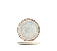 Plato De Pan En Cerámica Sky 14 Cm, Azul Y Marrón, H&H