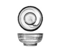 H&H Alabaster Set 6 Cuencos, Vidrio, Negro, 10.5cm