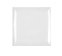 H&H Boston Set 6 Platos Llanos en Cerámica Stoneware Blanco 24x24 Cm