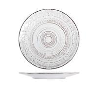 H&H Courtyard Juego 6 Platos Lllanos Blancos 27,5 Cm