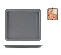 H&H Deli Chef Bandeja Rectangular de Aluminio Antiadherente Gris cm