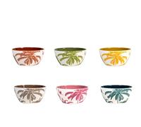 H&H Indian Summer Set 6 Bolo, New Bone China, cc490
