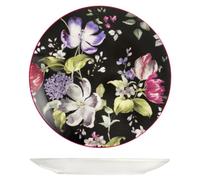H&H, juego de 12 platos para fruta, diseño "Bouquet", de porcelana, 20 cm de diámetro