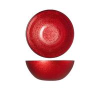 H&H Juego de 6 cuencos regent rojo brillante 22 cm