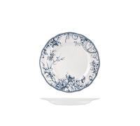 H&H Juego de 6 platos llanos de porcelana Kensington, 27 cm