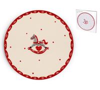 H&h Plato De Cerámica Para Pastel Redondo 30 Cm