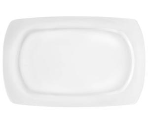 H&h Plato De Porcelana Kana Ovalado De 35 Cm Utensilios Blancos