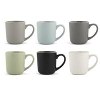 H&H Set 6 Mug Bergen Colori Assortiti cc 400
