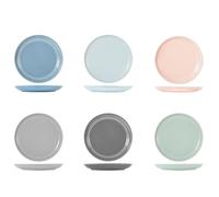 H&H Set 6 Piatti Frutta Loft assortiti Cm20
