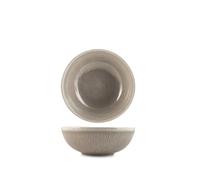 H&H Set 6 Piatti Hondos Yucatan De Cerámica Stoneware Beige 17 Cm