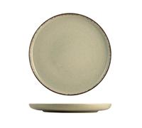 H&H Set 6 Piatti Piani Pearl Cm 27 Verde