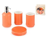 H&H Set Da Bagno 4 Pezzi Ceramica Milano