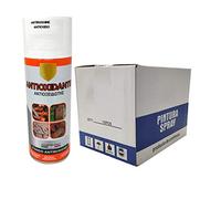 H HANSEL HOME Pintura Spray Antioxidante Blanco Liso 400 Ml - Pack de 12 Unidades