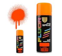 H HANSEL HOME Pintura Spray Naranja Fluorescente 400 Ml - Pack de 2 Unidades