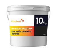 h2oplus Pintura Vulcanizante SOLUTION NEGRO · Membrana Líquida en base agua · Pintura sellante que una vez seca Vulcaniza formando una membrana continua · 10KG