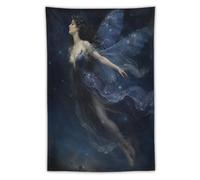 H3B8U2Y5 Hada Azul Celeste Tapiz de Pared, Fantasía gótica Arte Gótico