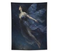 H3B8U2Y5 Hada Azul Celeste Tapiz de Pared, Fantasía gótica Pasillo