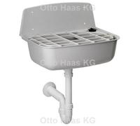 HAAS - Lavabo universal Lisa | 525 x 345 x 365 mm | Con desagüe y sifón