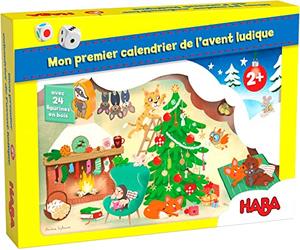 HABA - Mi primer calendario de Adviento - Navidad en la familia Oso - 2 años y más - 306766