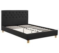Habitat y Jardin - Cama "EMMY" - 160 x 200 - Gris