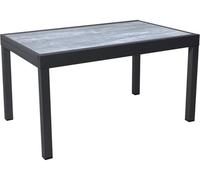 Habitat et Jardin Mesa de jardín de Aluminio Extensible Lagos - 140/280 x 90 x 76 cm - Gris