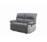 Habitat et Jardin Sofá reclinable 2 plazas Lincoln - Color Gris