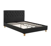 Habitat y Jardin - Cama "EMMY" - 160 x 200 - Gris