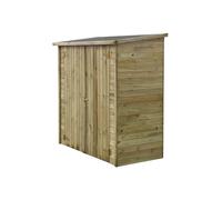 Habitat y Jardin - Caseta de jardín adosada LIPKI - 1.79 x 0.90 x 1.76/1.86 m - 1.62 m² - Sin suelo