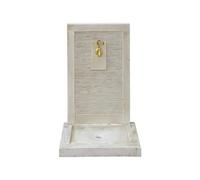 Habitat y Jardin - Fuente "ETNA" - de piedra reconstituida - 57 x 42 x 87 cm Beige