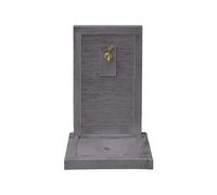 Habitat y Jardin - Fuente "ETNA" - piedra - 57 x 42 x 87 cm - Gris