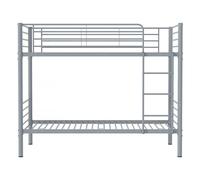Habitat y Jardin - Litera - 90 x 190 cm - Metal - Gris