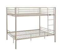 Habitat y Jardin - Litera doble "Adam" con somier - 140 x 190 cm - Topo