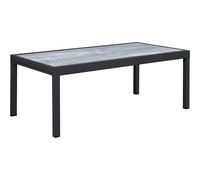 Habitat y Jardin - Mesa de jardín extensible de aluminio "Lagos" - 200/320 x 105 x 76 cm - Gris