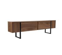 Habitat y Jardin - Mueble para la tele de madera 180 x 30 x 50 cm - Nogal