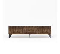 Habitat y Jardin - Mueble para la televisión de madera - 160 x 31 x 44 cm - Marrón