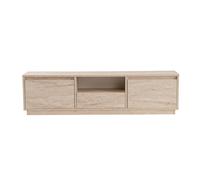 Habitat y Jardin - Mueble para televisión de madera - 160 x 29 x 42 cm - Travertino