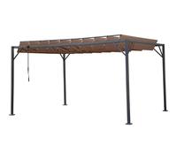 Habitat y Jardin - Pérgola bioclimática de tejido 3x4 m - Topo Gray