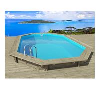 Habitat y Jardin - Piscina de madera "Havana" 7.57 x 4.07 x 1.44 m