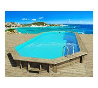 Habitat y Jardin - Piscina de madera "Ibiza" - 8.57 x 4.57 x 1.31 m