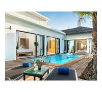 Habitat y Jardin - Piscina de madera rectangular "Aruba" - 5,00 x 3,00 x 1,24 m
