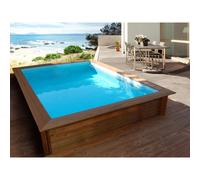 Habitat y Jardin - Piscina rectangular de madera "Toledo" - 3.00 x 2.00 x 0.71 m